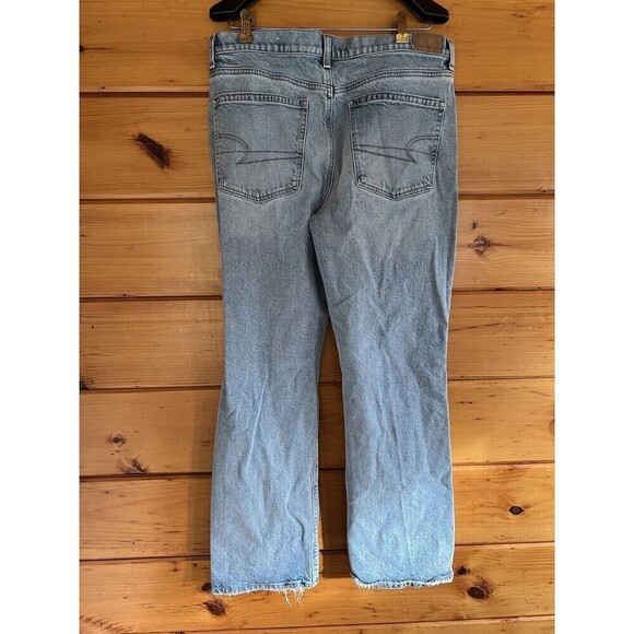American Eagle Stretch Distressed ‘90s Bootcut Jean  size 12 - Picture 6 of 7